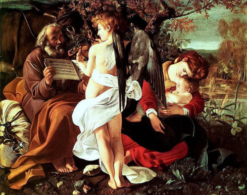 Caravaggio - Il riposo durante la fuga in Egitto.jpg